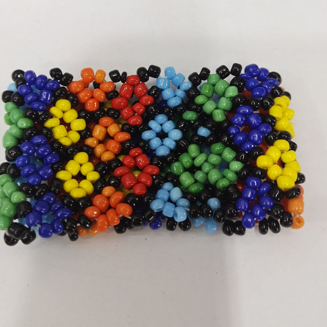 Wear beads female 8/0 m bead niche original design pure handmade lovely fresh floral bracelet 106 thumbnail