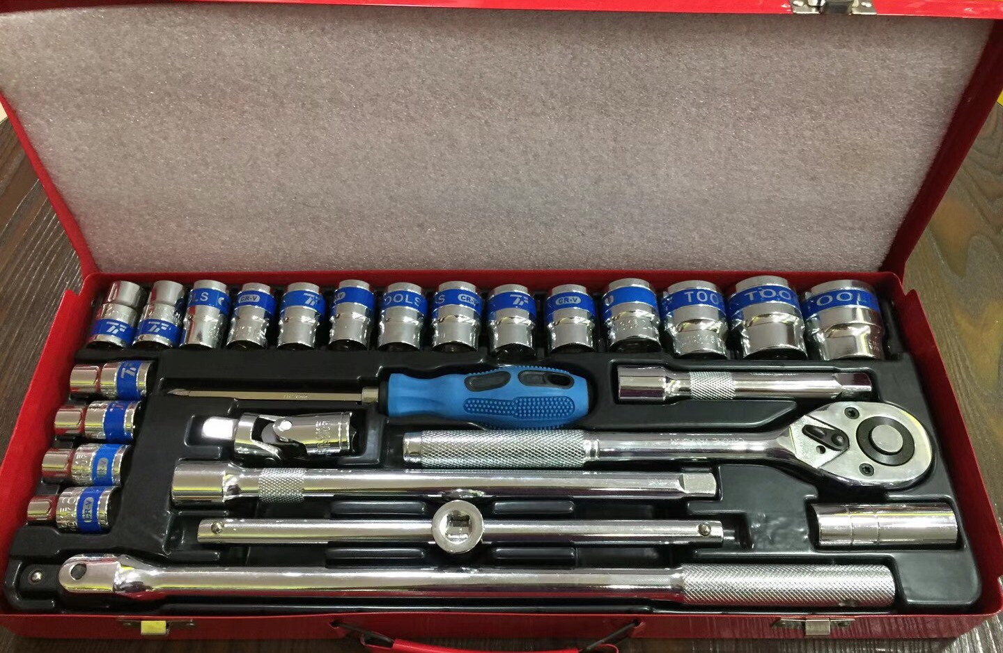 41pc 螺丝刀套装家用套筒组合工具手动维修工具五金工具详情图17