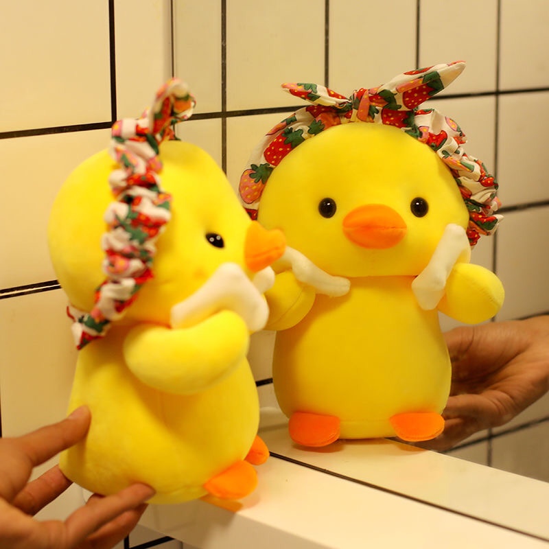 Cute little yellow chicken plush toy chicken doll Child girl girlfriends birthday gift comfort doll doll 460801