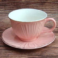 陶瓷杯子粉色马克杯陶瓷杯家用喝水杯子女生办公室咖啡杯茶杯