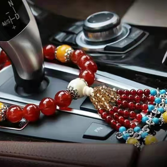 玛瑙念珠🎈
16m18m20m念珠
车档位珠，佛像摆件