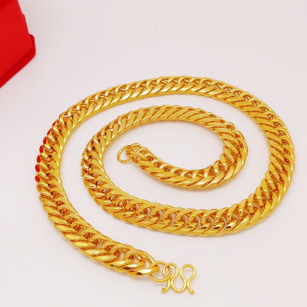 Linguine Boss chain necklace, available in 8N and 10N 12N sizes 60cm in length
