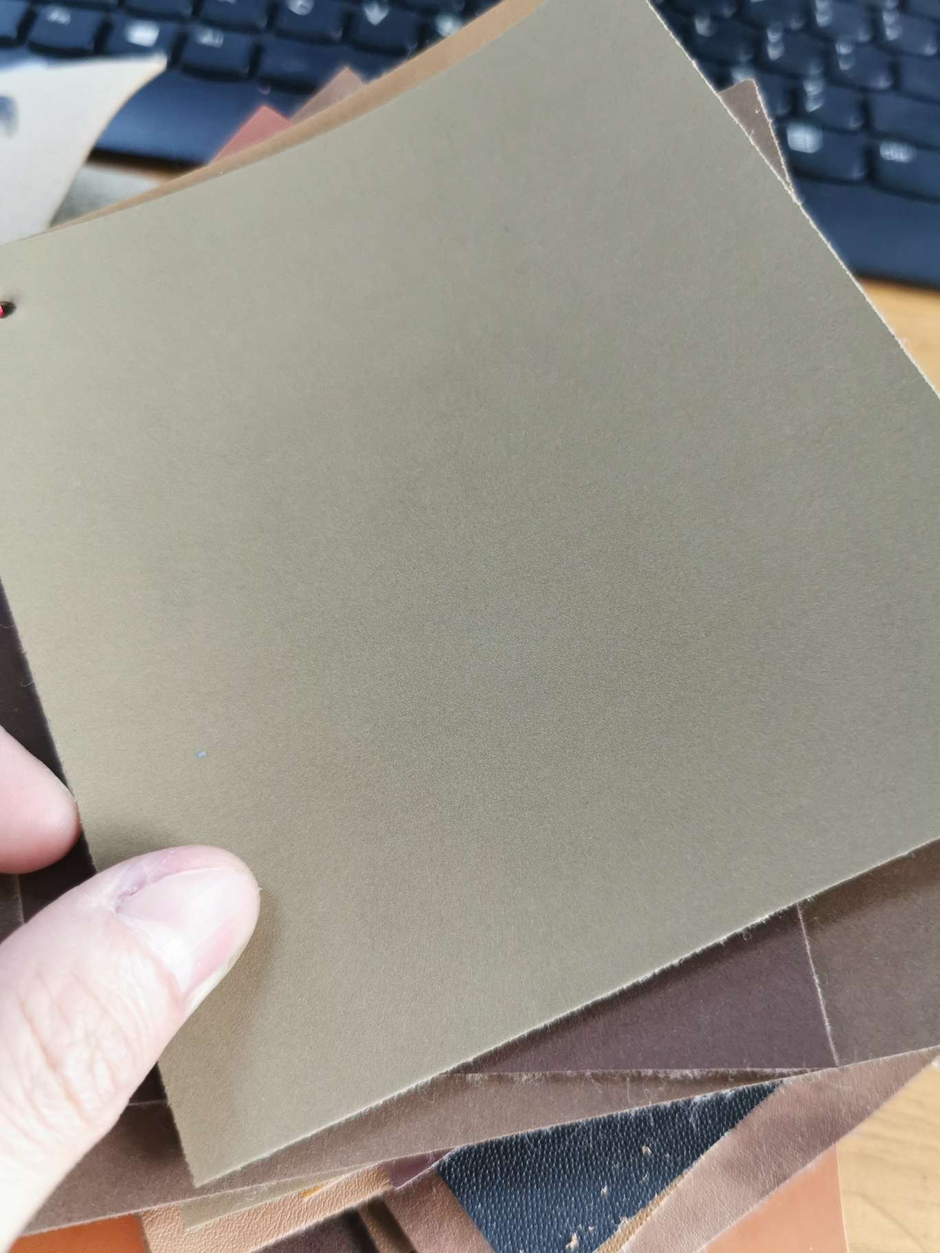 Space leather matte pressing transformation, light brown khaki Application Scenario