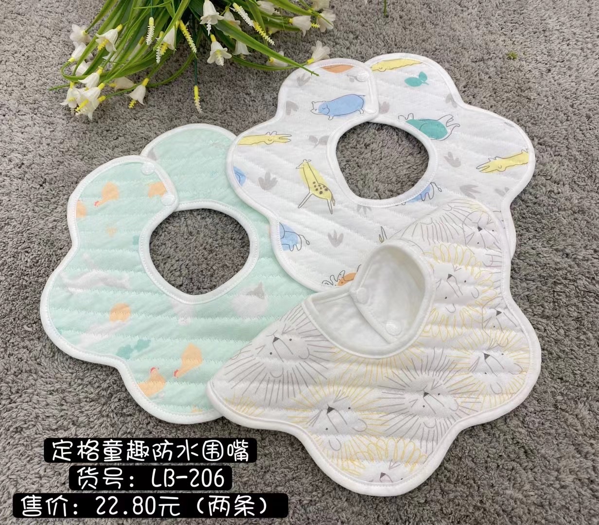 Warm Waterproof Bib, Saliva Towel, Item No. : Lb-206 details Picture
