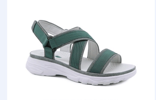 Md Light Day Comfortable Shoes Wedge Heel Platform Sandals Metal Buckle Decorative Shoes details Picture