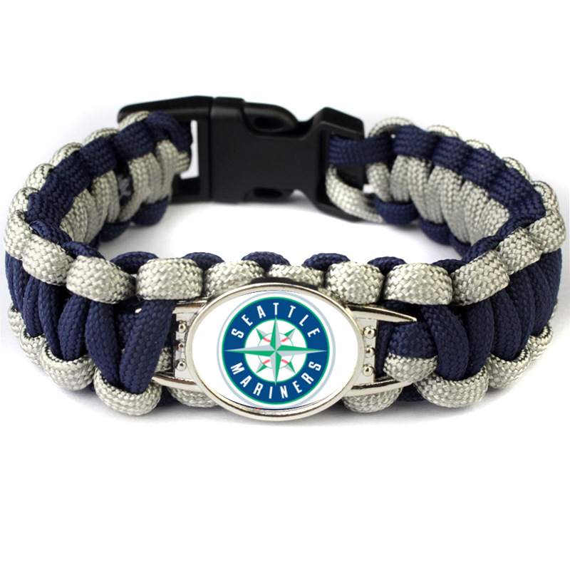 FLY326   32个NFL橄榄球队伞绳手链 救生手链 Cowboys paracord bracelet