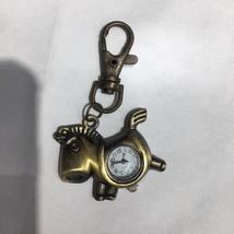 古铜色钥匙扣挂件手表117