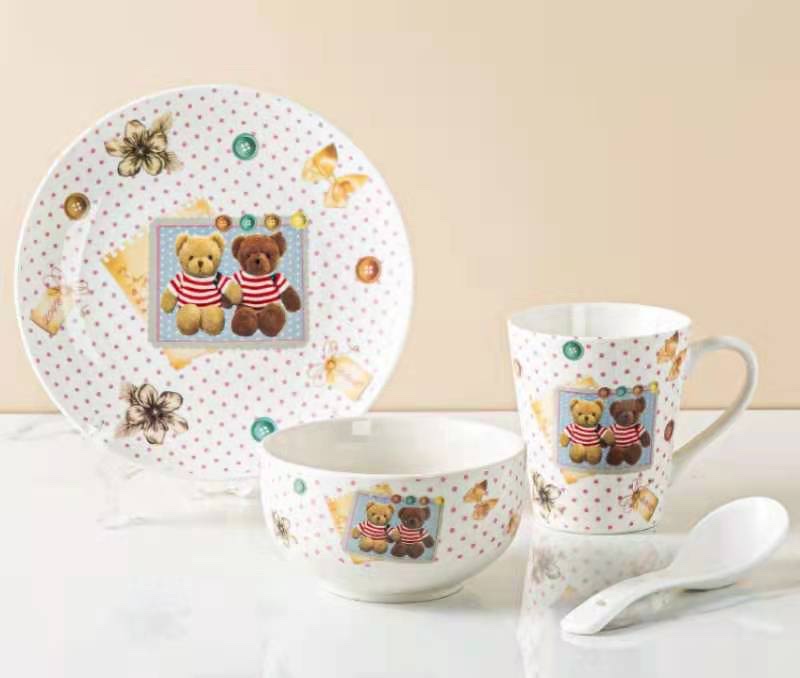 Children 's tableware - bear 🐻 pic 1