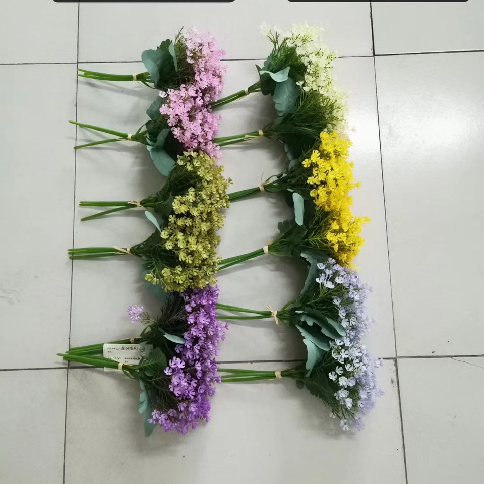 Sihan Flower Industry, artificial flowers, Milan fruit, pink decorative flowers, artificial plastic flowers, artificial flowers, single living room decorative flowers, dried flowers, table top ornaments, anti-flower art decorations 1