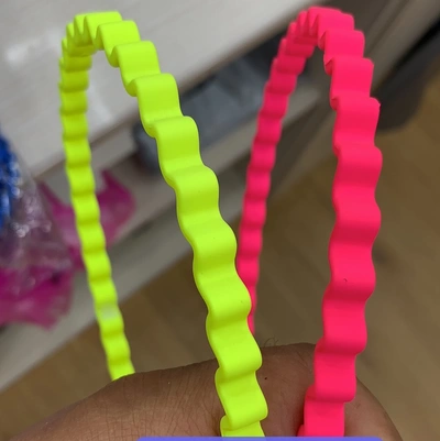 Fluorescent Wavy Headband