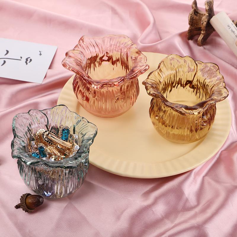 Flower candle cup