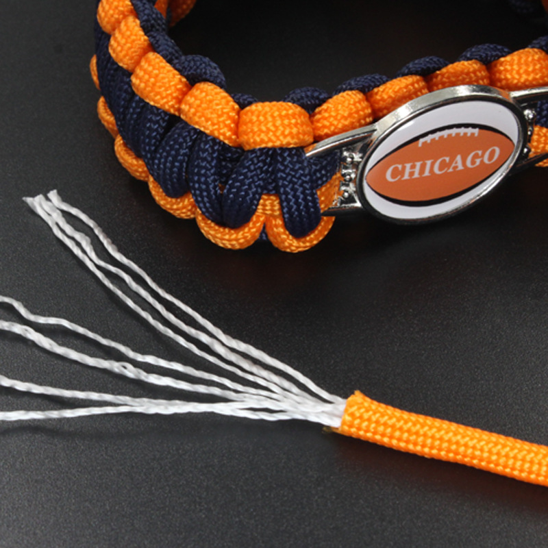 FLY326   32个NFL橄榄球队伞绳手链 救生手链 Cowboys paracord bracelet细节图