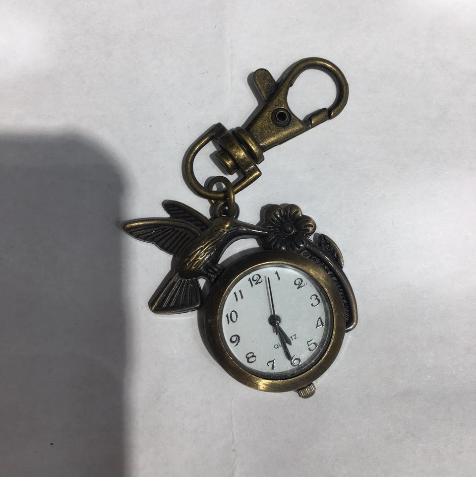 古铜色钥匙扣手表105图