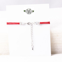 FLY384 Baseball SPORT Blessing Card Bracelet wish Bracelet Custom couple bracelet