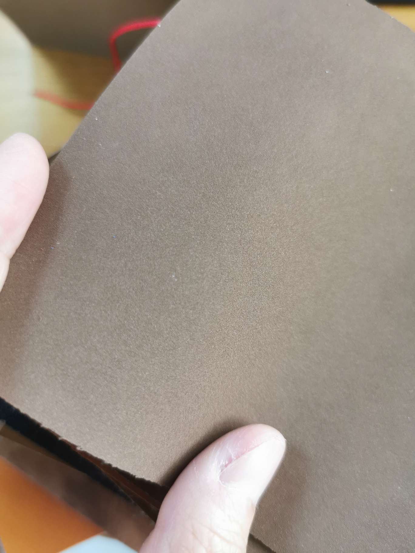 Space leather sandblasting and pressing transformation detail image 4