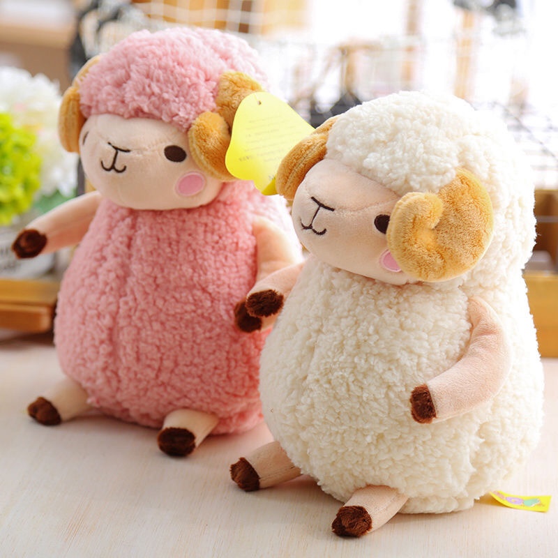 Sheep cute lamb doll sheep plush toy small white sheep large doll cloth sheep super cute 450801