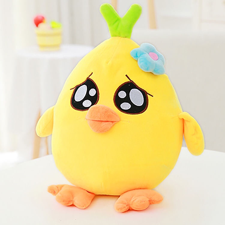 Chicken plush toy cute chicken doll big rooster doll girl throw pillow birthday gift to the girl 420801