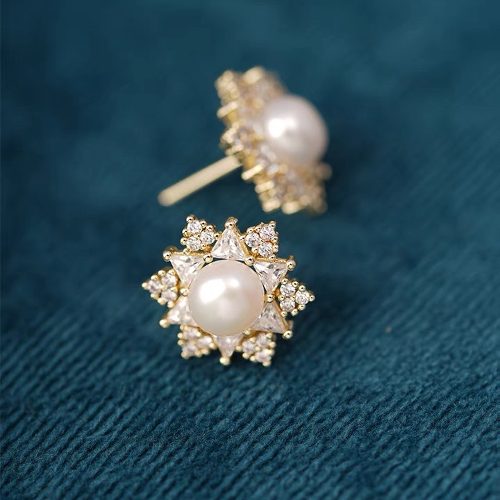 Mass-market stud earrings