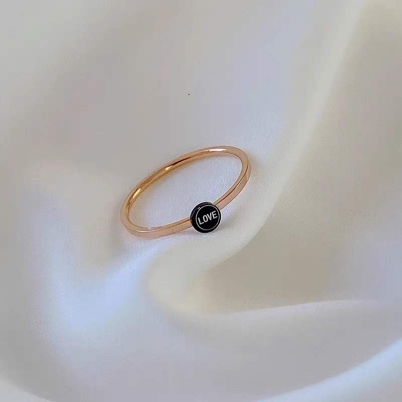 Korean unique mother-daughter trend simple and niche design ring Specification image