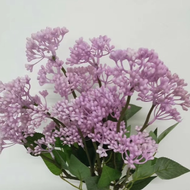 Sihan Flower Industry, artificial flowers, Milan fruit, pink decorative flowers, artificial plastic flowers, artificial flowers, single living room decorative flowers, dried flowers, table top ornaments, anti-flower art decorations a