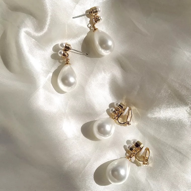 Teardrop ear needle clip details Picture