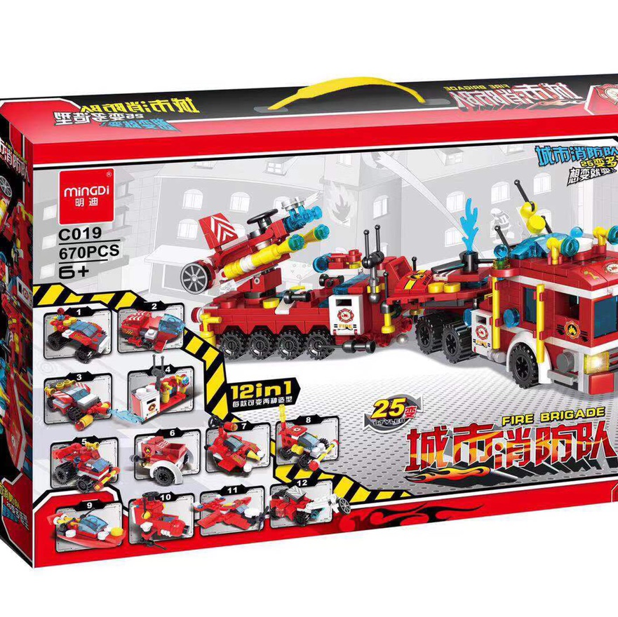 C019 City Fire Department, 670PCS