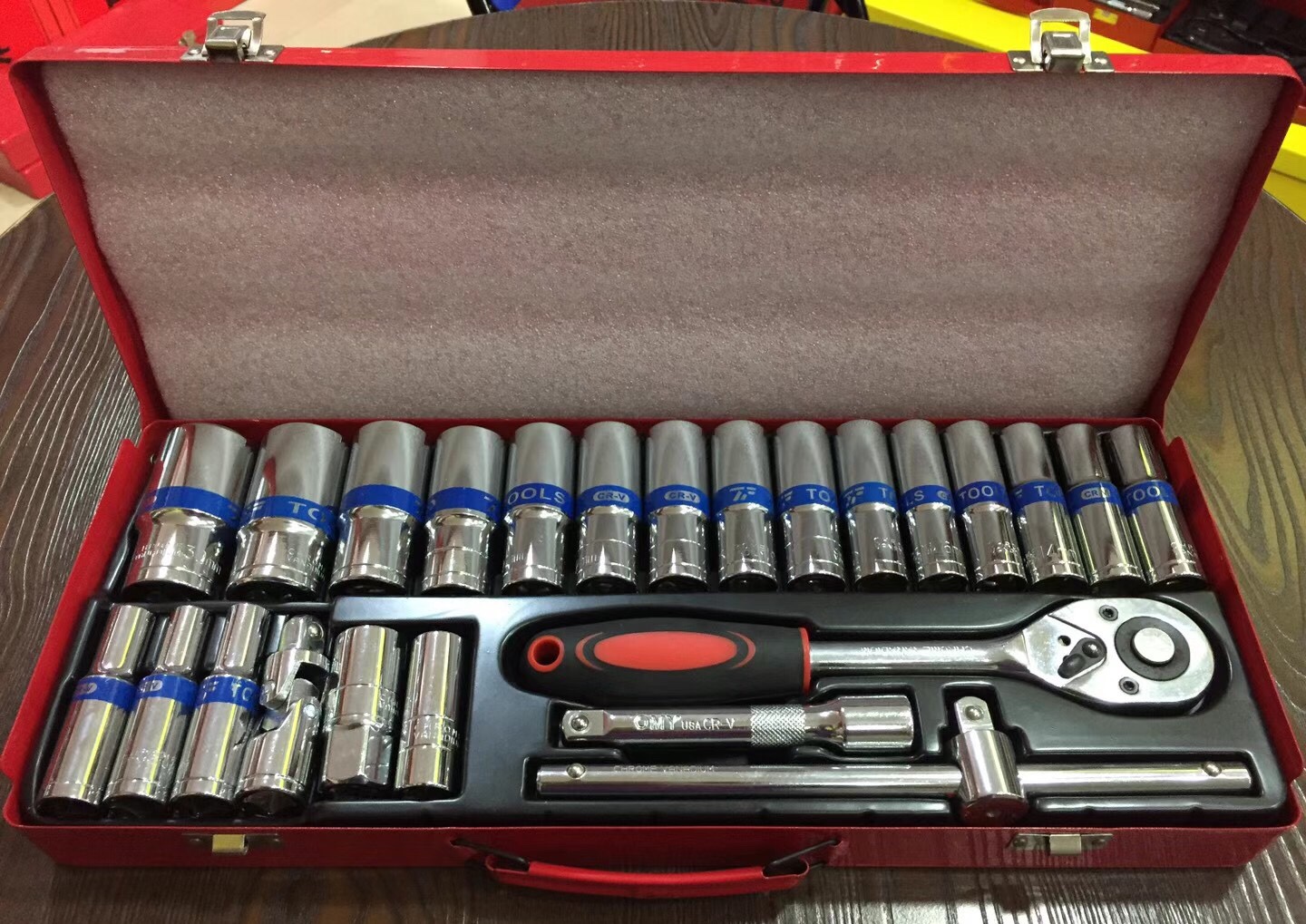 41pc 螺丝刀套装家用套筒组合工具手动维修工具五金工具详情图9