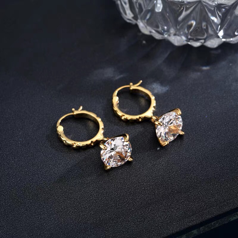 Fine luxury haute couture temperament socialite banquet fashion earrings