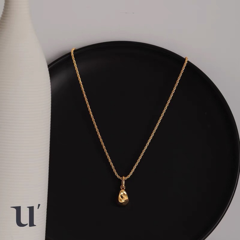 不锈钢珍珠水钻瓜链项链时尚首饰百搭女款简约潮流配饰项链项链不锈钢项链首饰