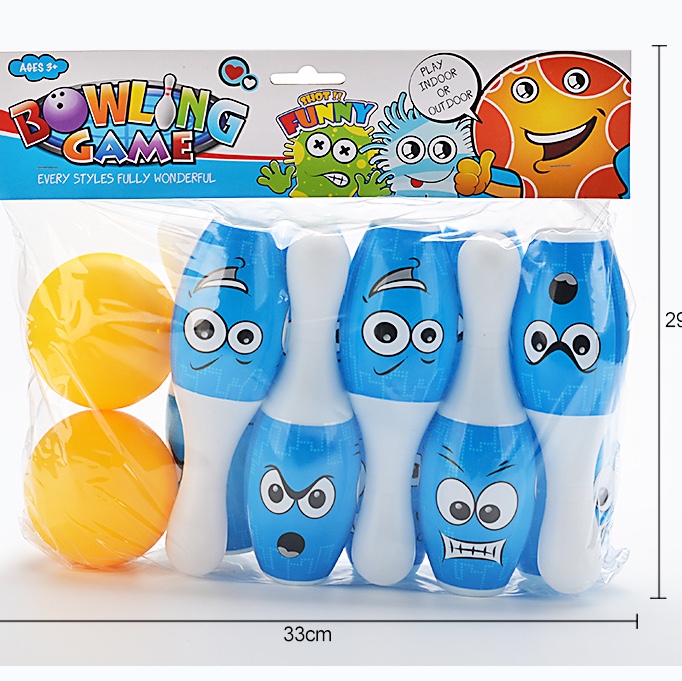 Kids Bowling Toy Set Large Indoor Home Kids Girls Outdoor Sports Boys 3-5 years 08-880