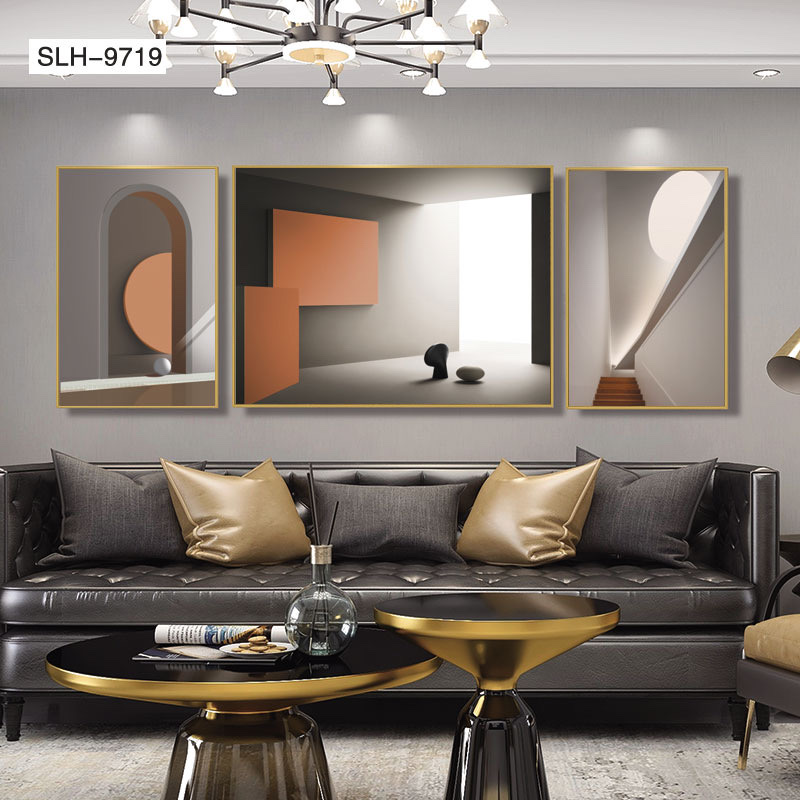铝合金晶瓷晶贝现代光影系列三联画1️⃣详情图3