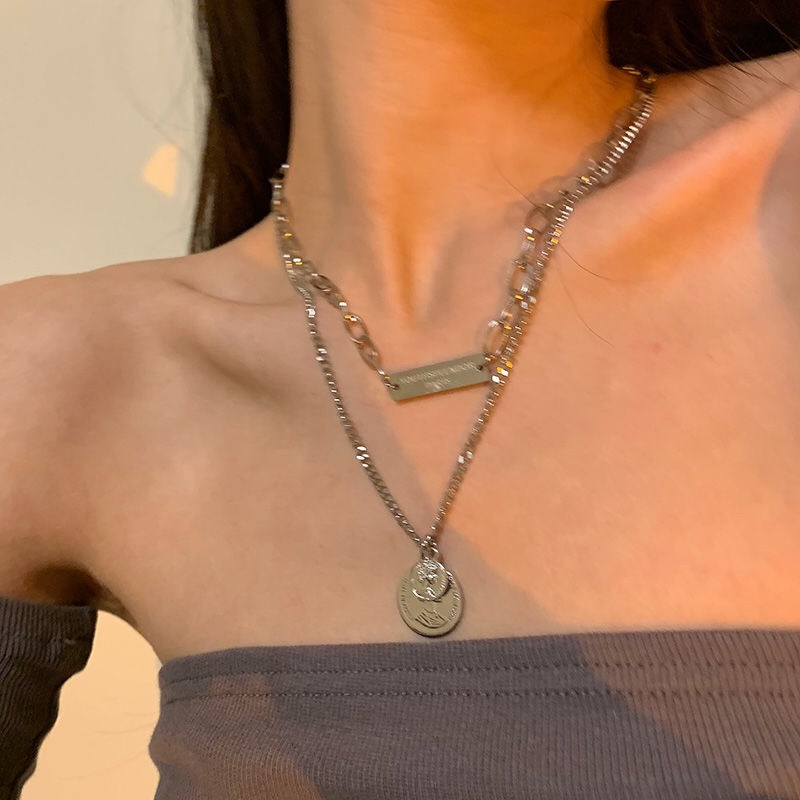 春季蝴蝶项链女choke轻奢小众2021年新款网红锁骨链设计感颈链甜酷风2021新款项链女夏小众拼接 insAS蝴蝶锁