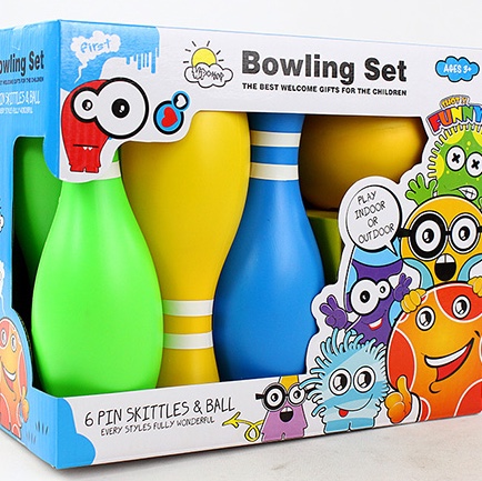 Kids Bowling Toy Set Large Indoor Home Kids Girls Outdoor Sports Boys 3-5 years old 08-903