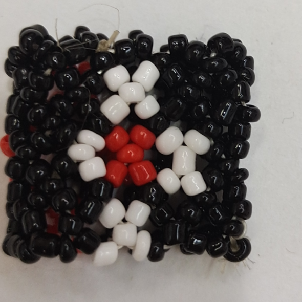 Bead woman 6/0 m bead niche original design pure handmade lovely fresh floral ring 35