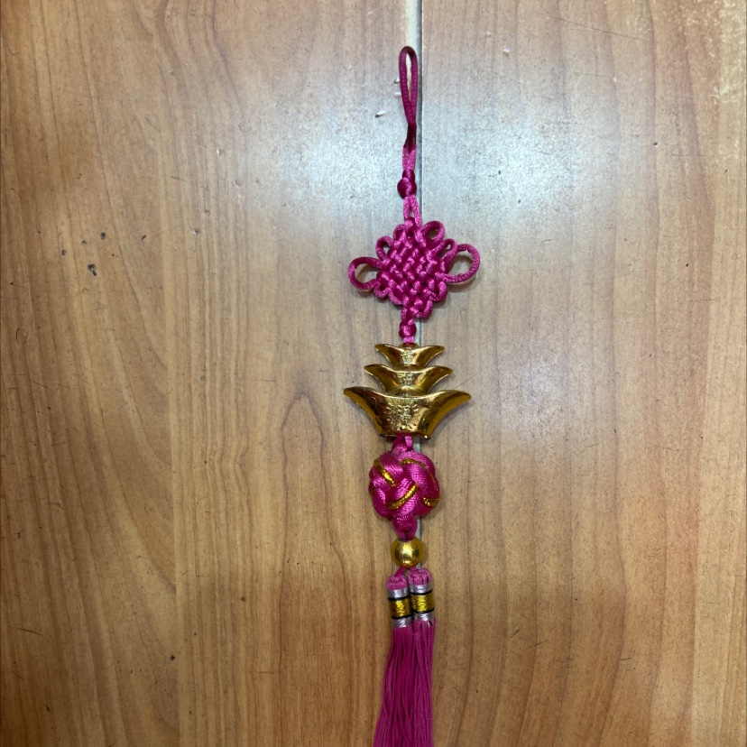 R3 Plum Red lucky Ball pendant