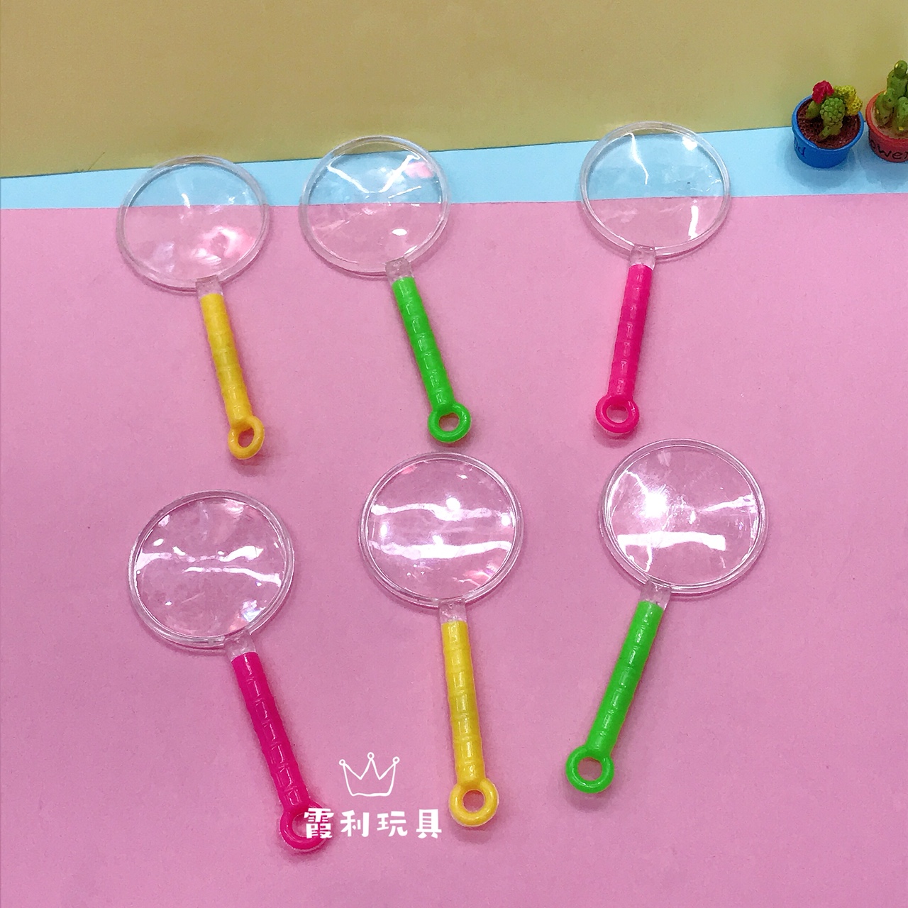 Magnifying glass pen, children's house play toy, gift gacha