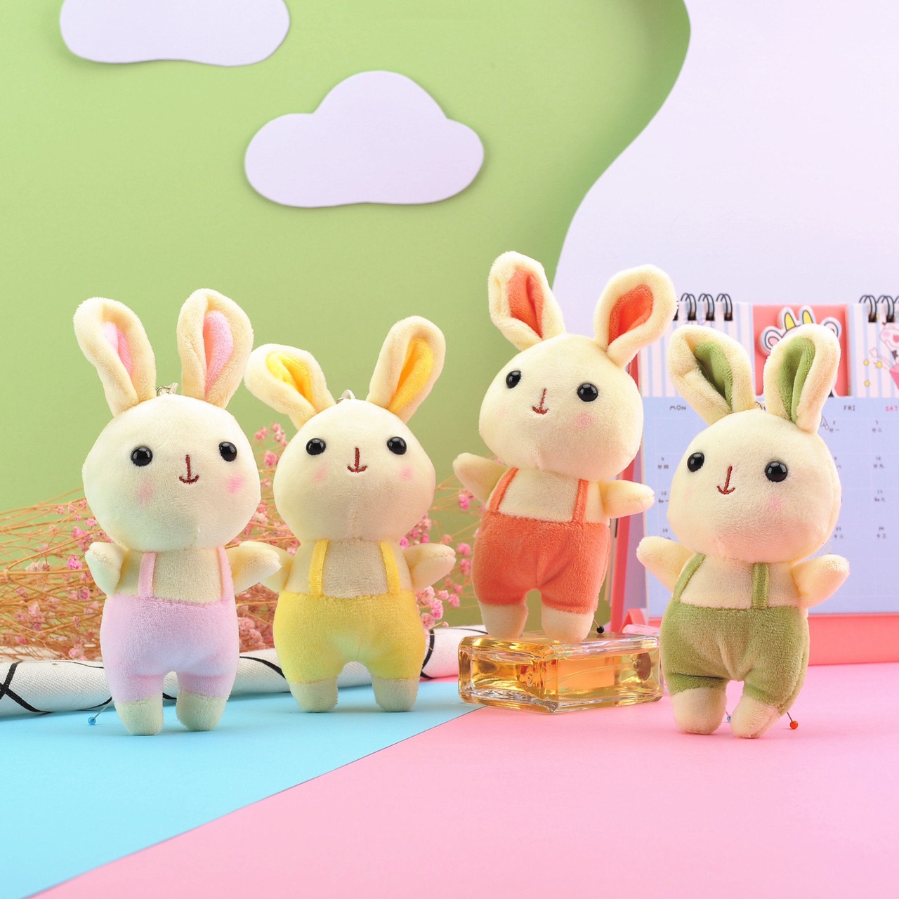 New bunny bunny plush pendant key chain small toy gift