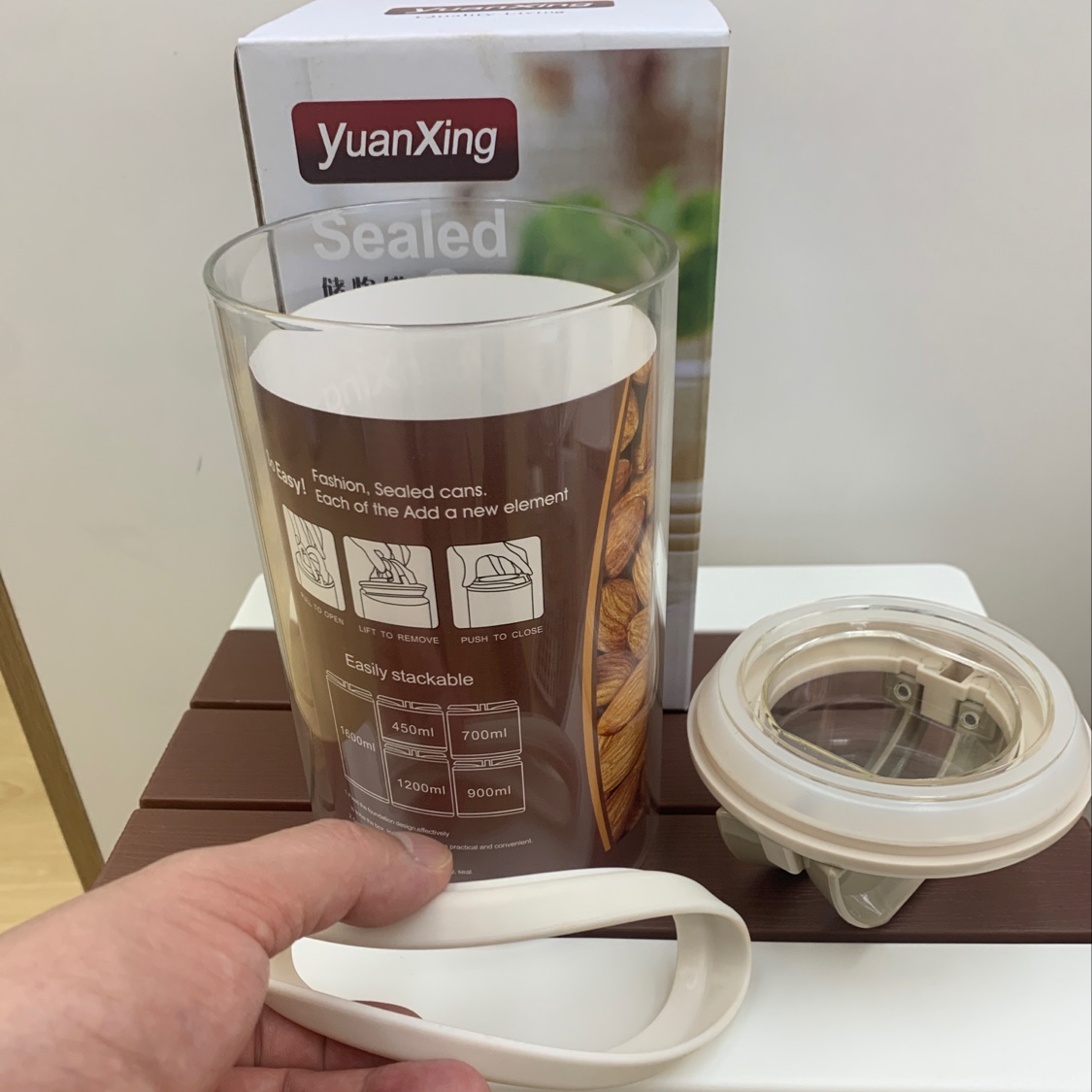 1200ml sealed jar, glass sealed jar, storage jar, glass preservation sealed jar Application Scenario