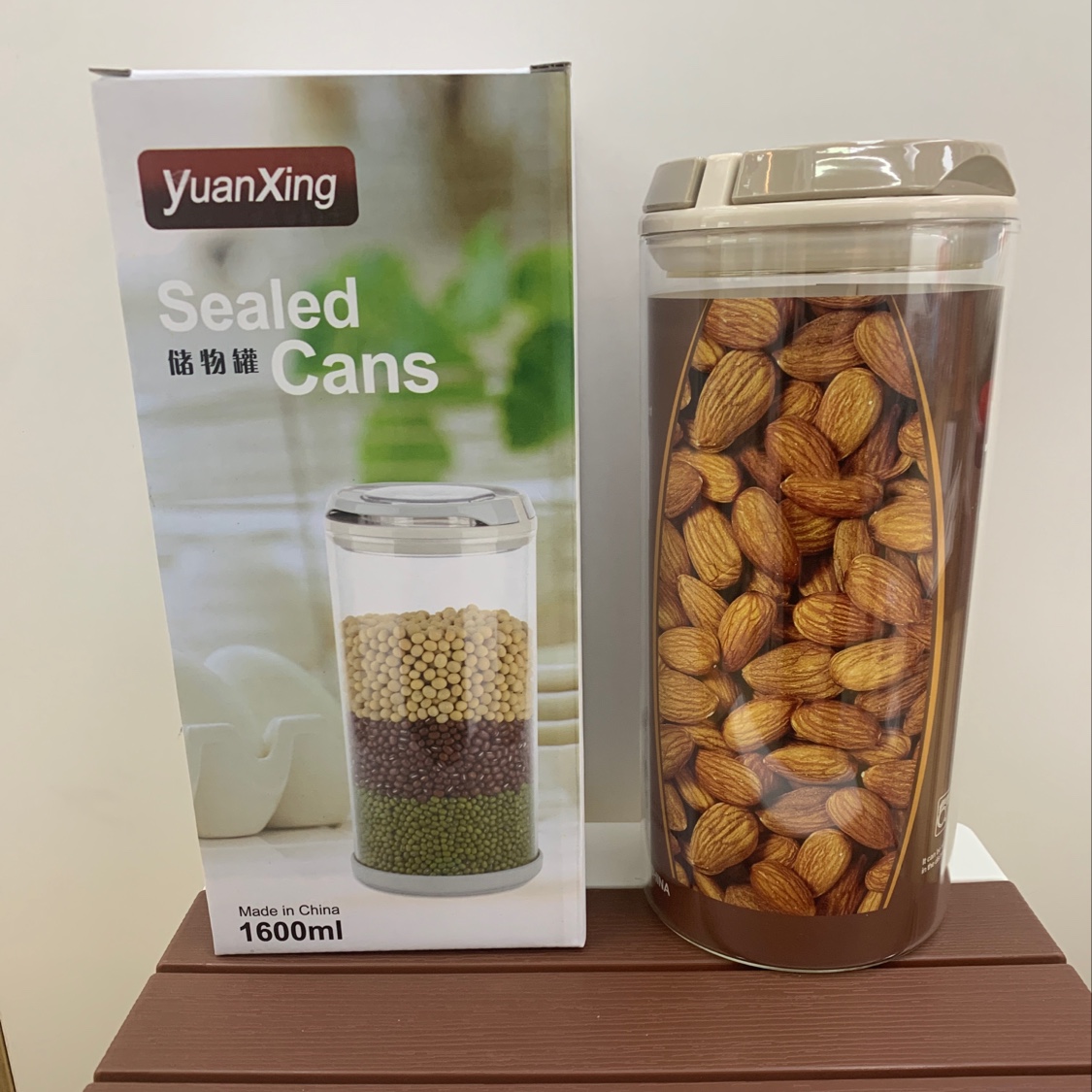 1600ml sealed jar, glass sealed jar, storage jar, glass preservation sealed jar details Picture