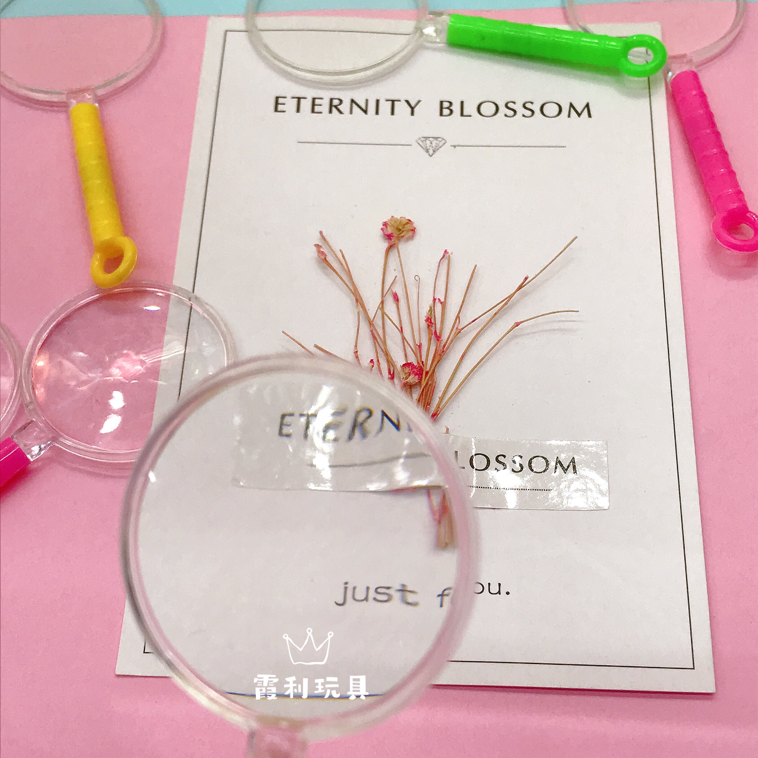 Magnifying glass pen, children's house play toy, gift gacha Application Scenario