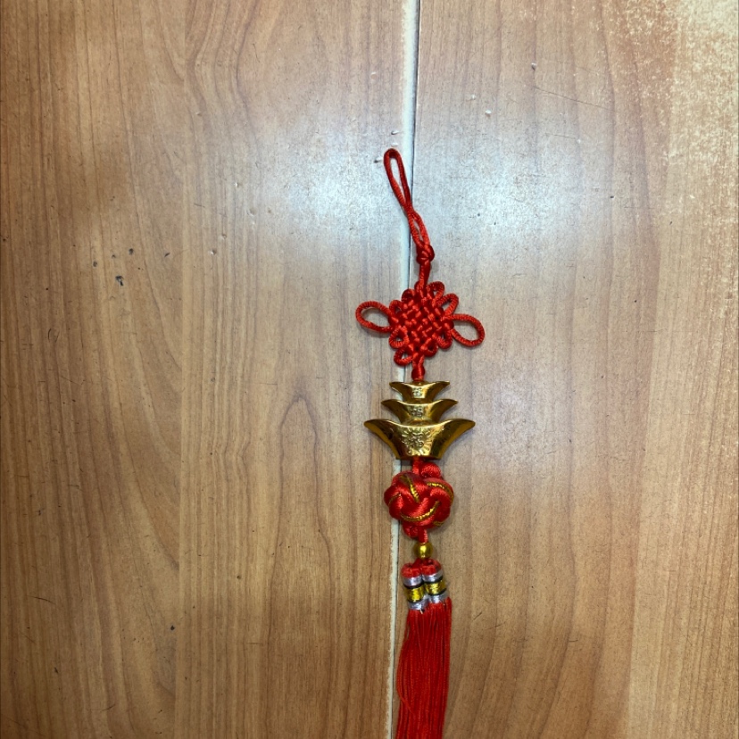 R3 big red lucky ball pendant