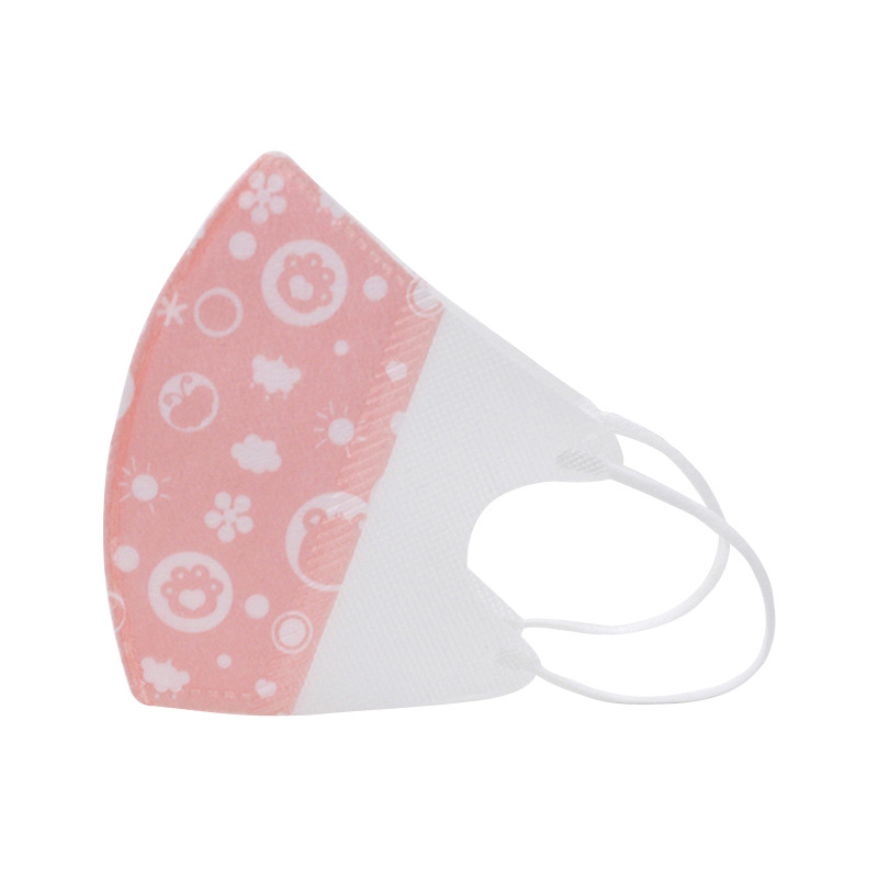Summer thin breathable children's mask for babies, disposable 3D stereoscopic cartoon cute kids, printed powder for girls [Exclusive for foreign trade