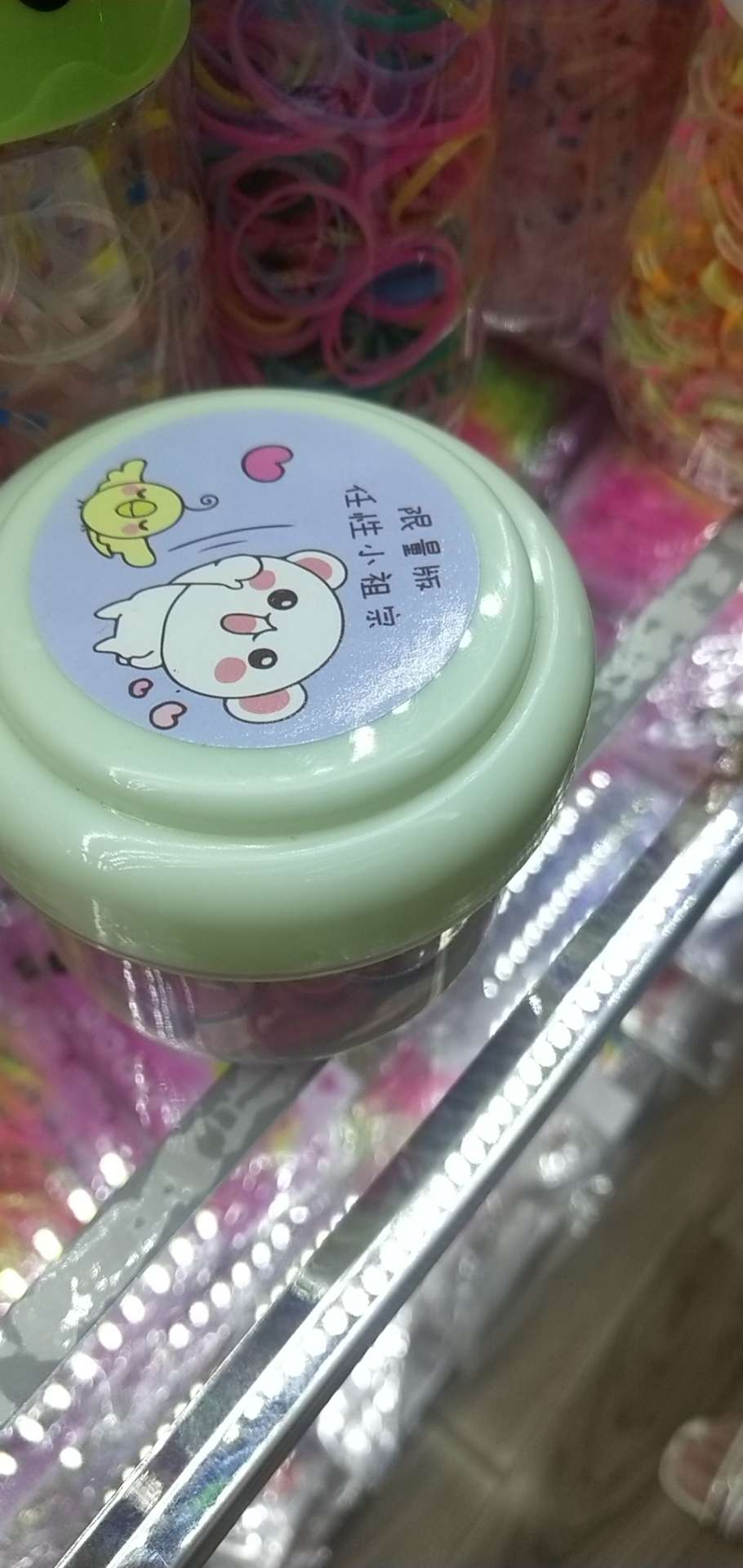 Cute disposable rubber bands for children detail image 1