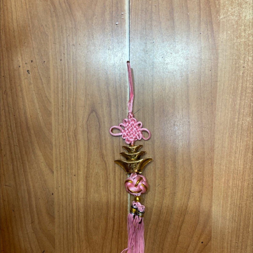 R3 pink lucky ball pendant
