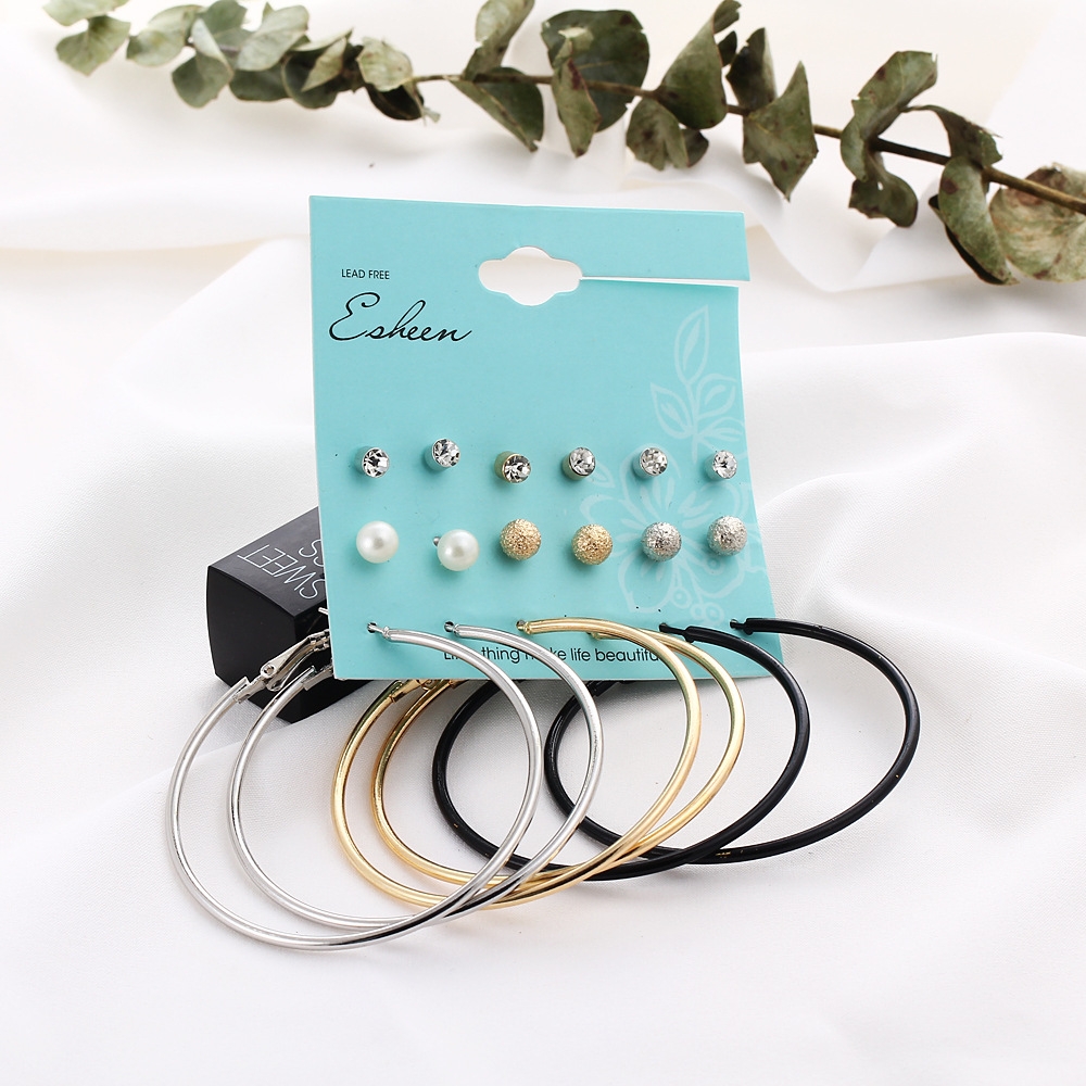 钉环36 新款潮精致小众设计感高级学生耳饰女