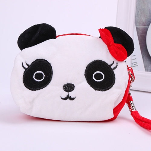 新款卡通动漫零钱包女小钱包短款毛绒公仔手提学生迷你零钱包4详情图1