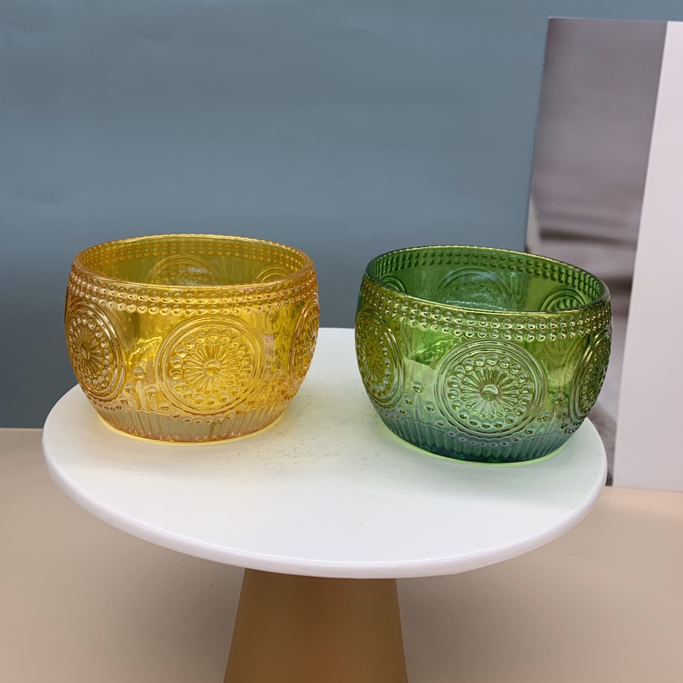 Glass crafts Glass candlestick decoration 0864
