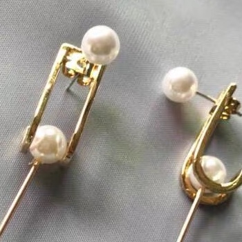 Assorted combination pearl earrings