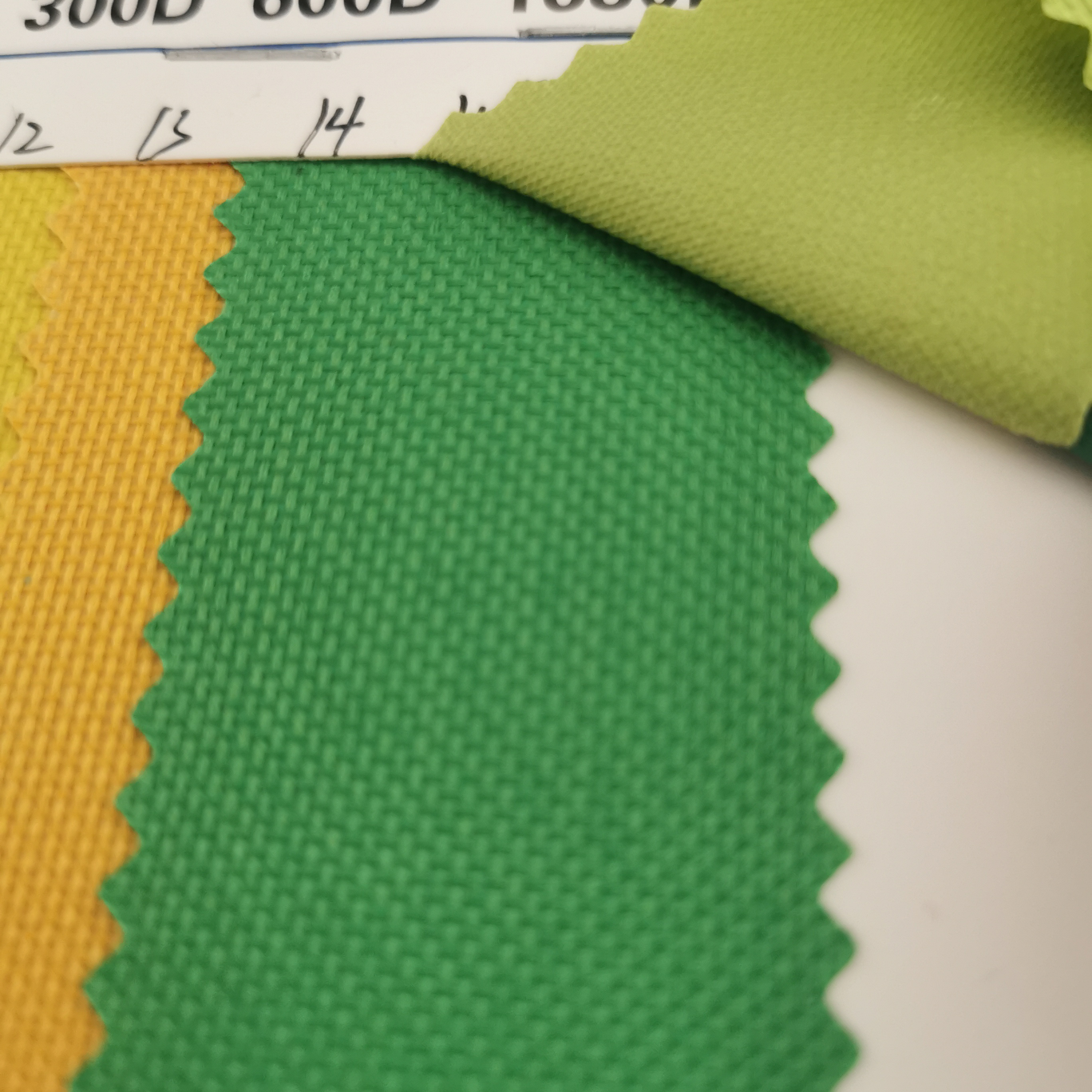 420Dpvc网纹牛津布浅绿色