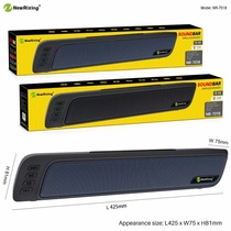 NewRixing New Lexin NR-7018 High-end cost-effective sound boom, 10W high power plus boost voltage, Jerry 5.0 version, Tws function, with notched mobile phone stand